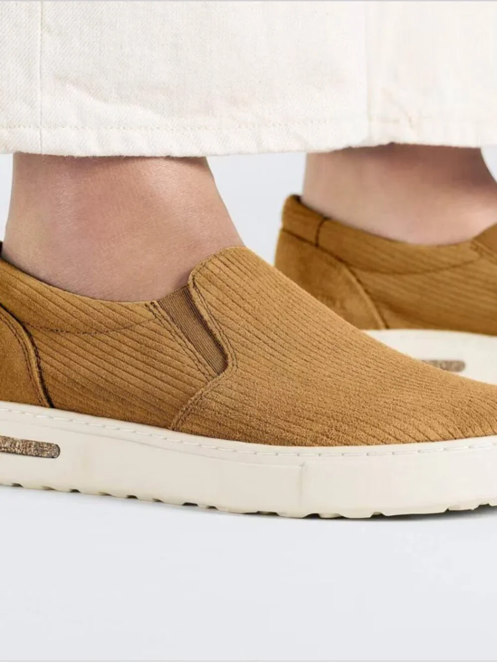Birkenstock Oswego Slip-On Sneakers Cork Brown NWT